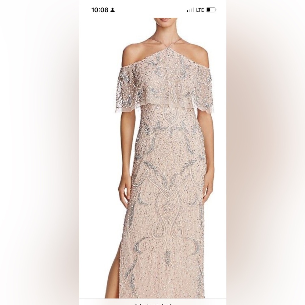 Aidan Maddox cold shoulder dress